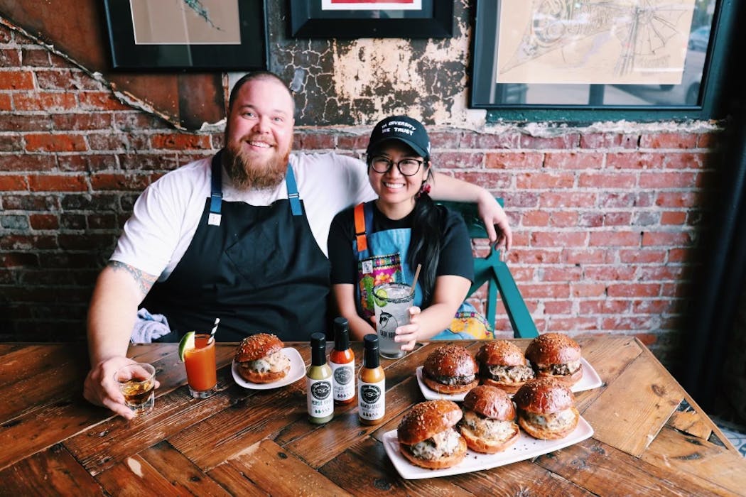 Brian and Nikki Podgorski of the Salsa Collaborative are bringing burgers and tacos to Hackamore Brewing in Chanhassen.
