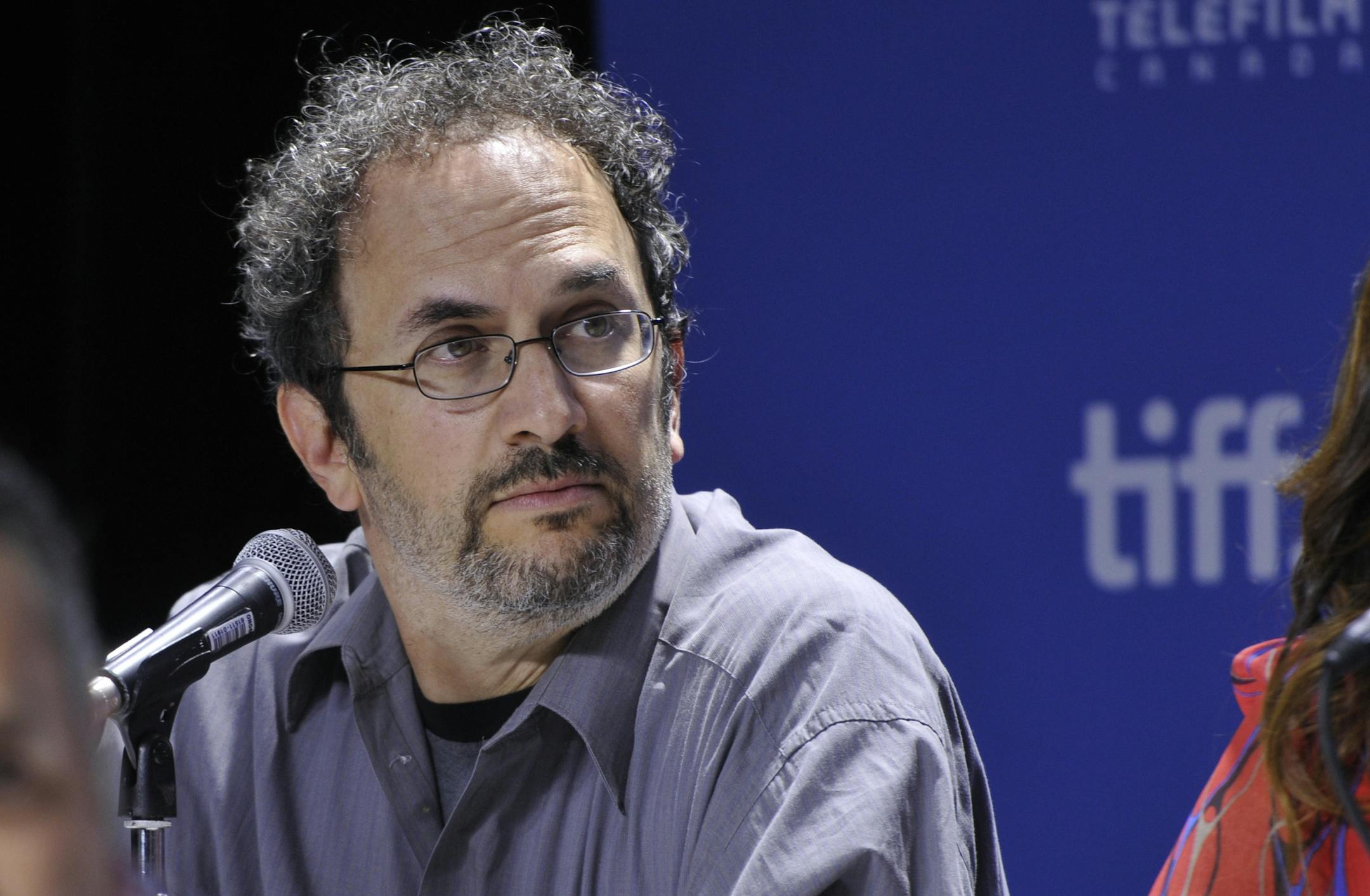 Executive producer Robert Smigel participates in a photo call and press conference for the film "Hotel Transylvania" at TIFF Bell Lightbox during the Toronto International Film Festival on Saturday Sept. 8, 2012 in Toronto. (Photo by Evan Agostini/Invision/AP)