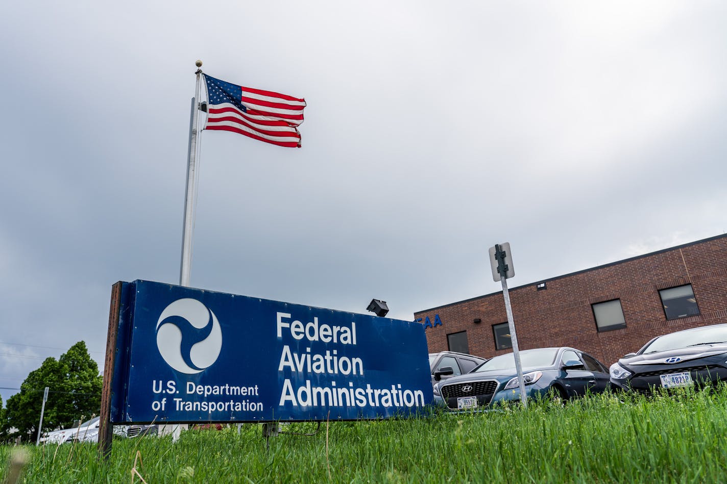 The scene was quiet by 5:00 p.m. with no sign of emergency responders. ] MARK VANCLEAVE &#xef; FOX 9 had earlier reported several people had been taken to the hospital after a letter containing a suspicious substance was found at the FAA building at the MSP Airport on Tuesday, May 29, 2018.