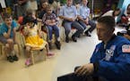 Dr. Kjell Lindgren has returned to Earth from a mission on the International Space Station, and Wednesday he visited HCMC in Minneapolis, where he was