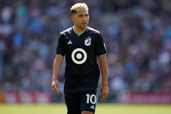 Minnesota United midfielder Emanuel Reynoso has been suspended without pay by MLS for failure to report to preseason training. 