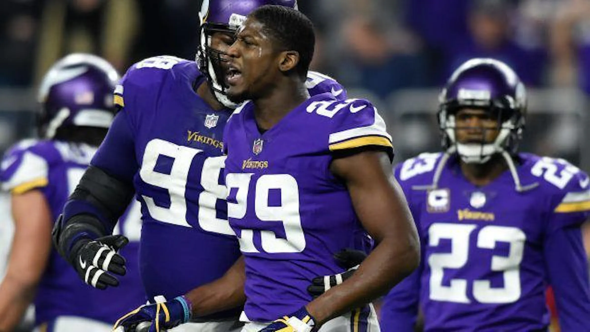 First step for Xavier Rhodes in 
