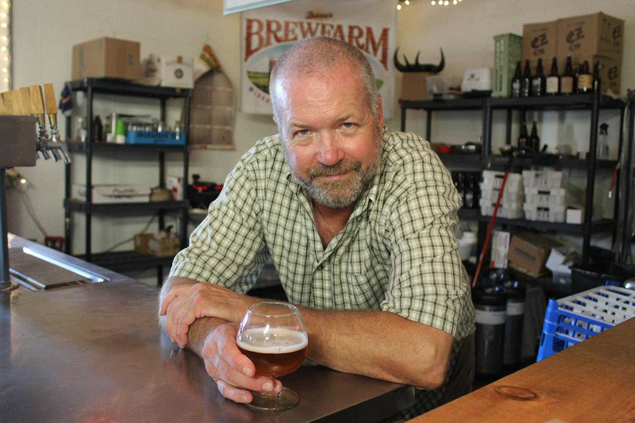 Dave Anderson of Dave's BrewFarm is both a beer brewer and a certified beer judge.