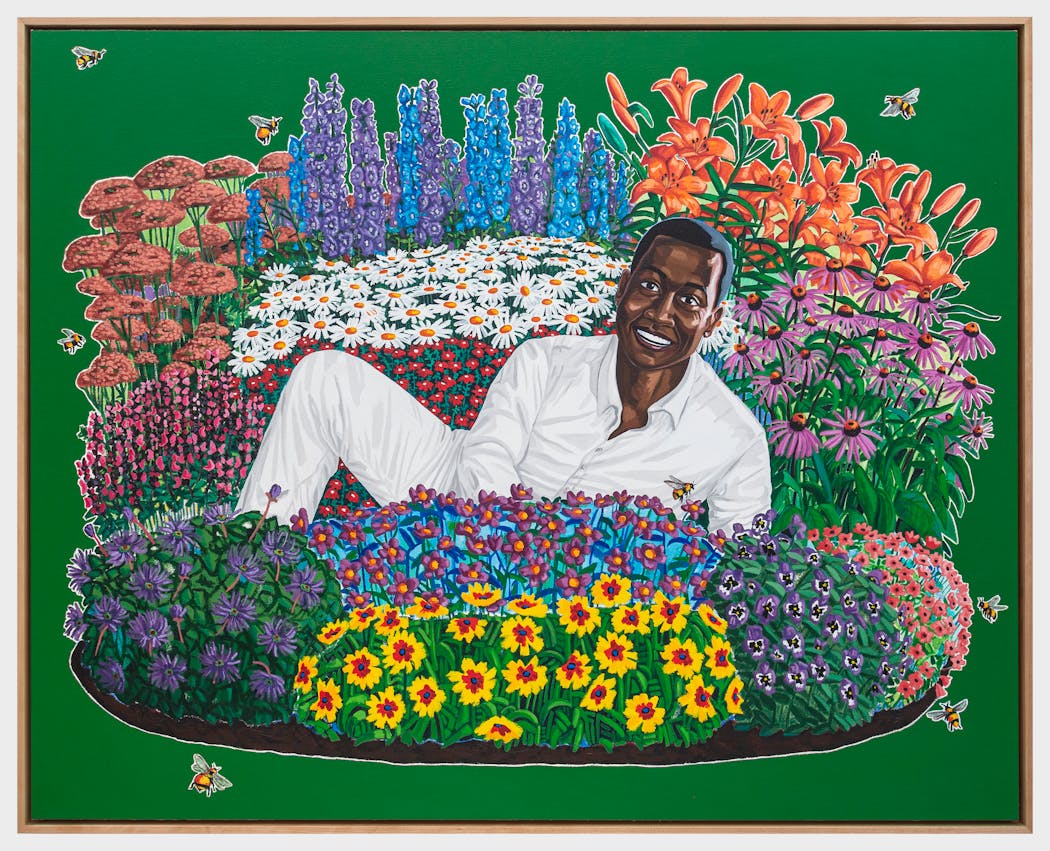 The Minneapolis Institute of Art purchased artist Lamar Peterson's 2022 painting, 