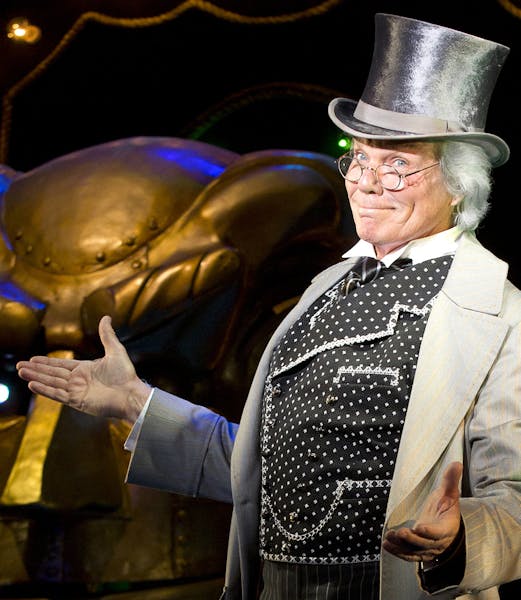 John Davidson as the Wizard in "Wicked." credit: Joan Marcus
