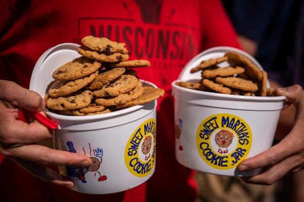 The cookies wouldn’t come in a bucket if they didn’t want you to take them home.