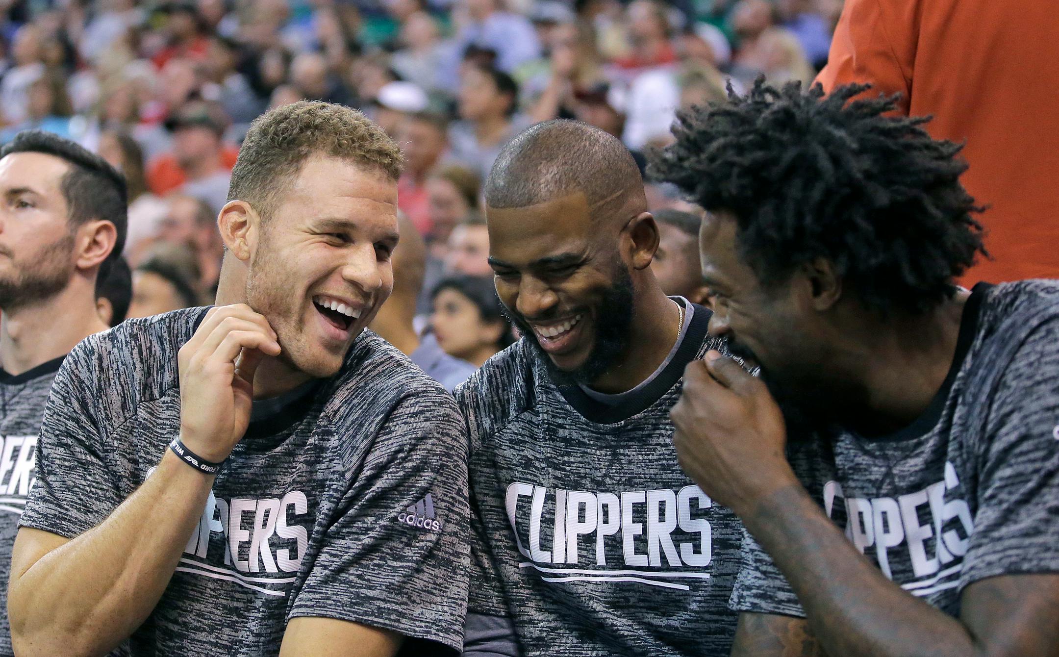 The trio of (from left) Blake Griffin, Chris Paul and DeAndre Jordan make the Los Angeles Clippers one of the most formidable teams in the Western Conference.