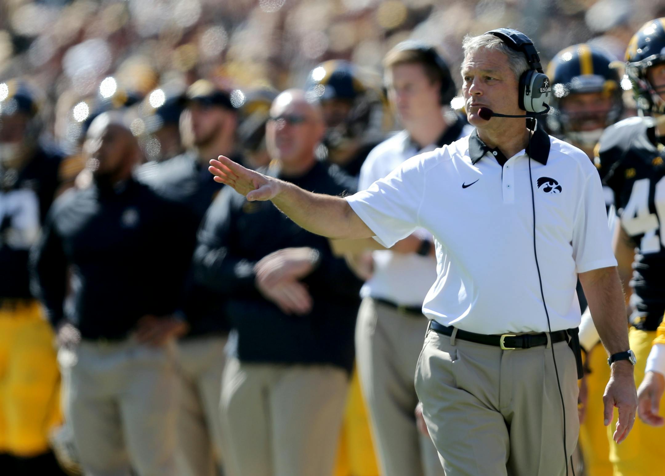 Iowa football coach Kirk Ferentz