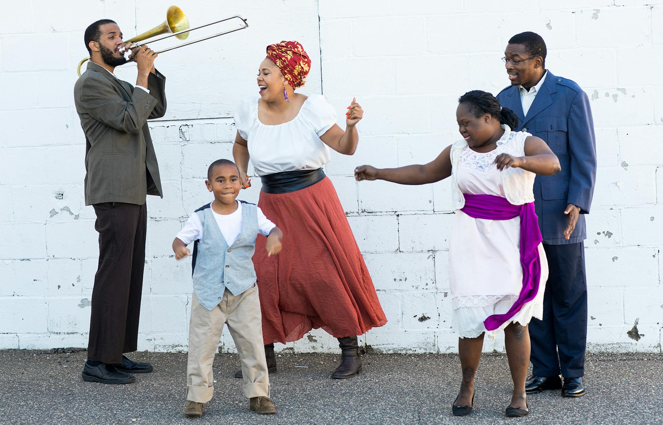 Actors from InterAct Thetre's "Hot Funky Butt Jazz," opening Nov. 2, 2018, at the Guthrie. Provided by Interact Center for the Visual and Performing Arts
