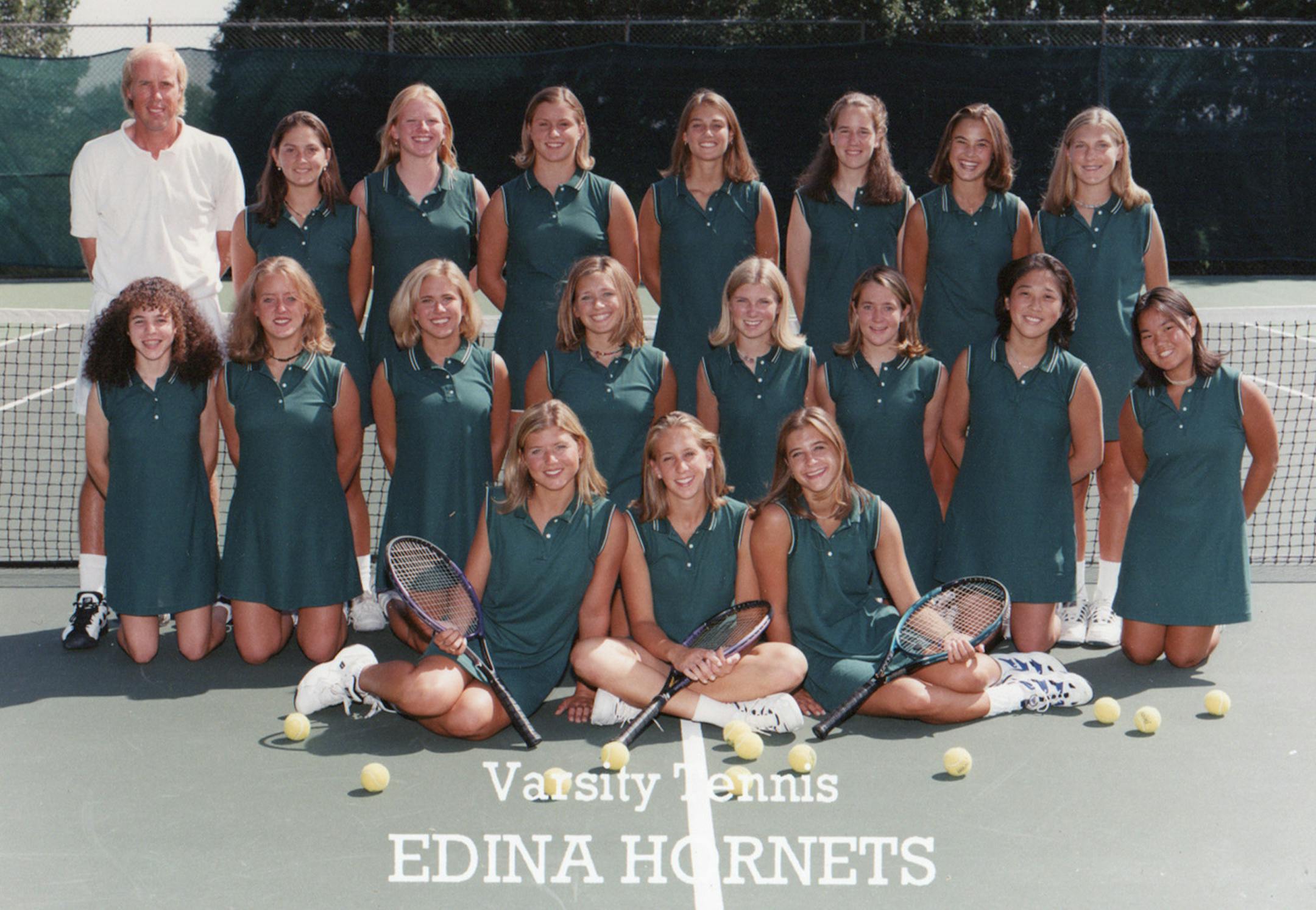 Edina, varsity girls tennis, 1997-98