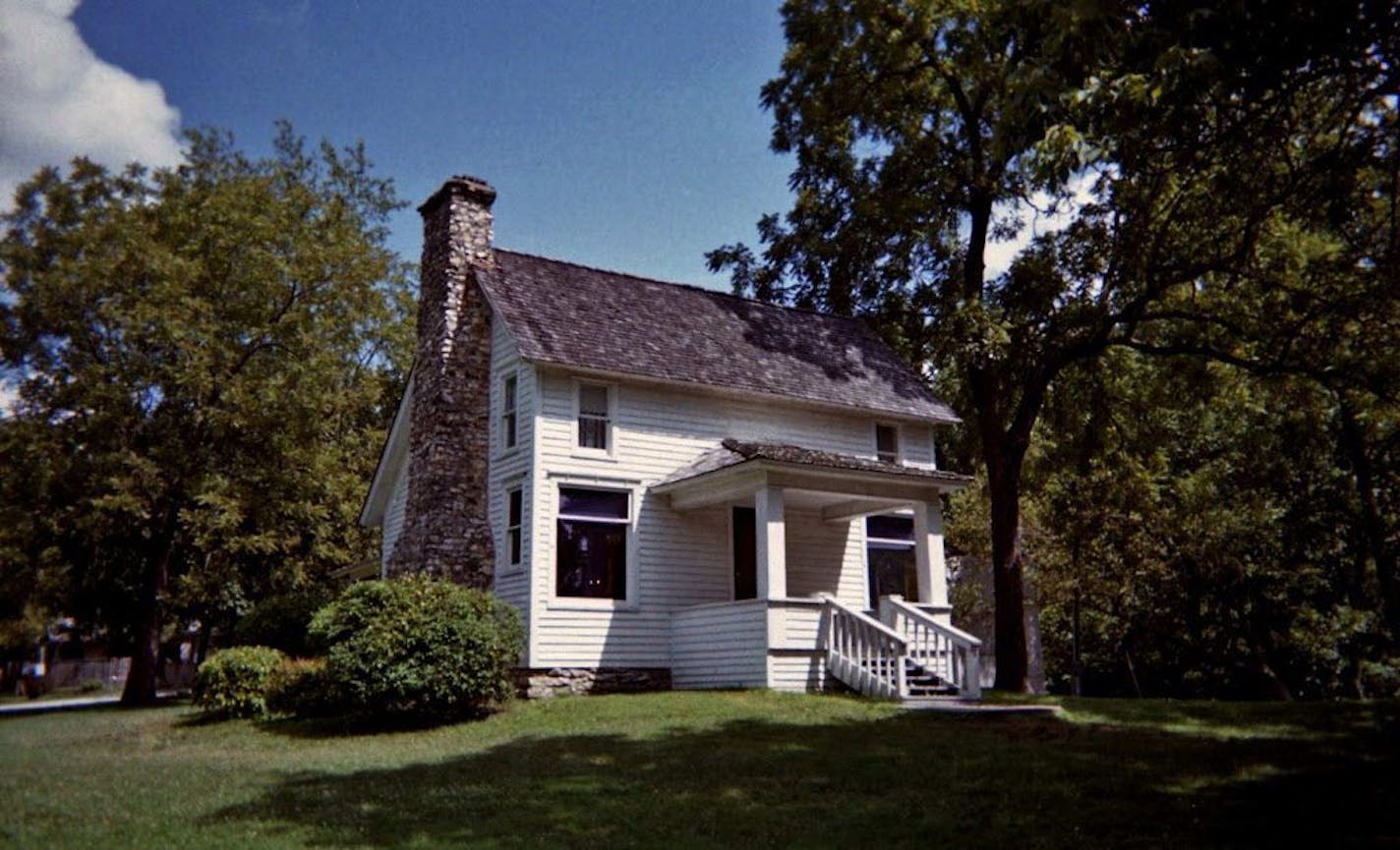 Laura Ingalls Wilder wrote her "Little House" books at this house in Mansfield, Missouri.