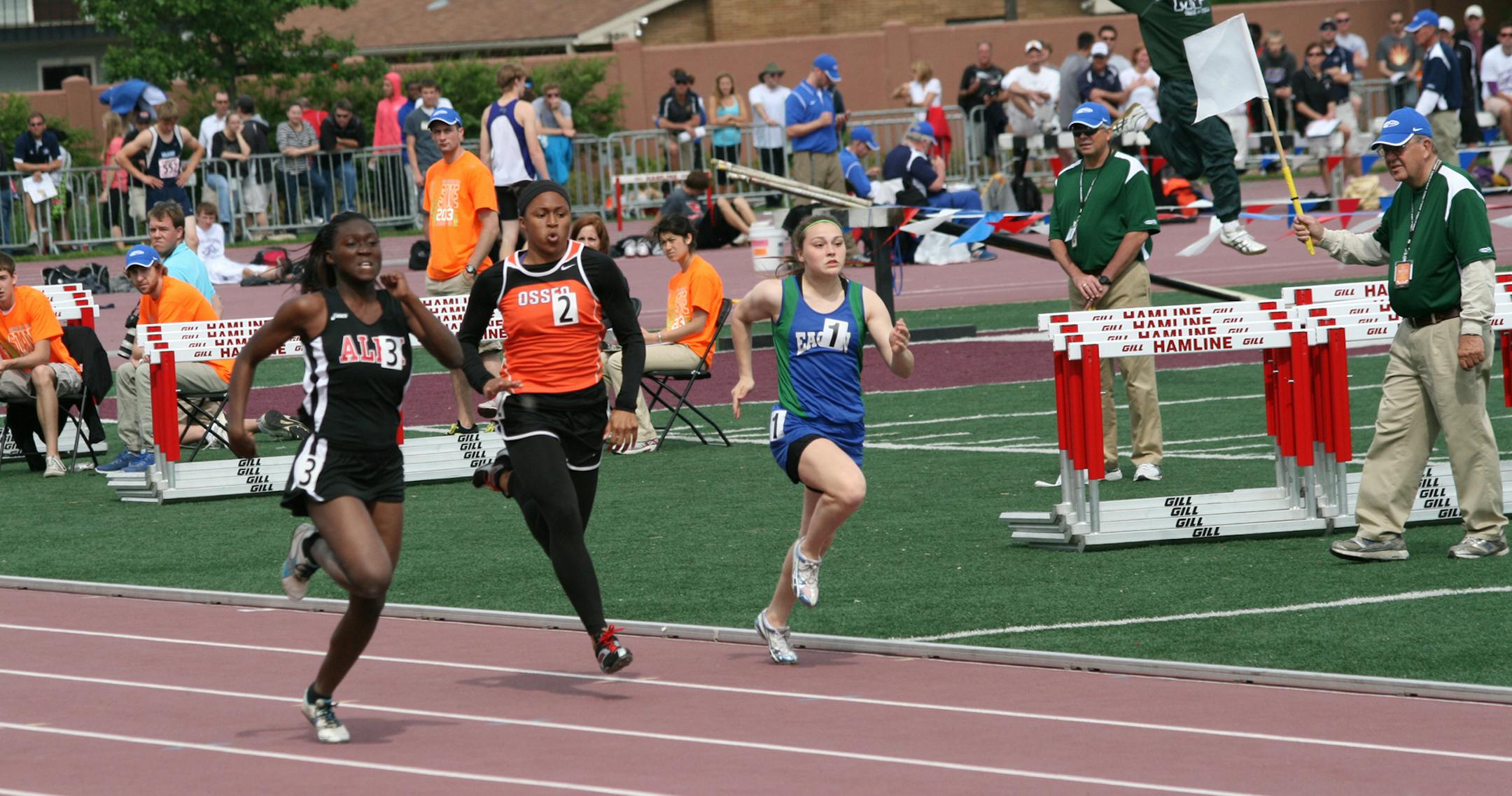 Maddie Gourley, Eagan (right) Photo by Chris Gourley