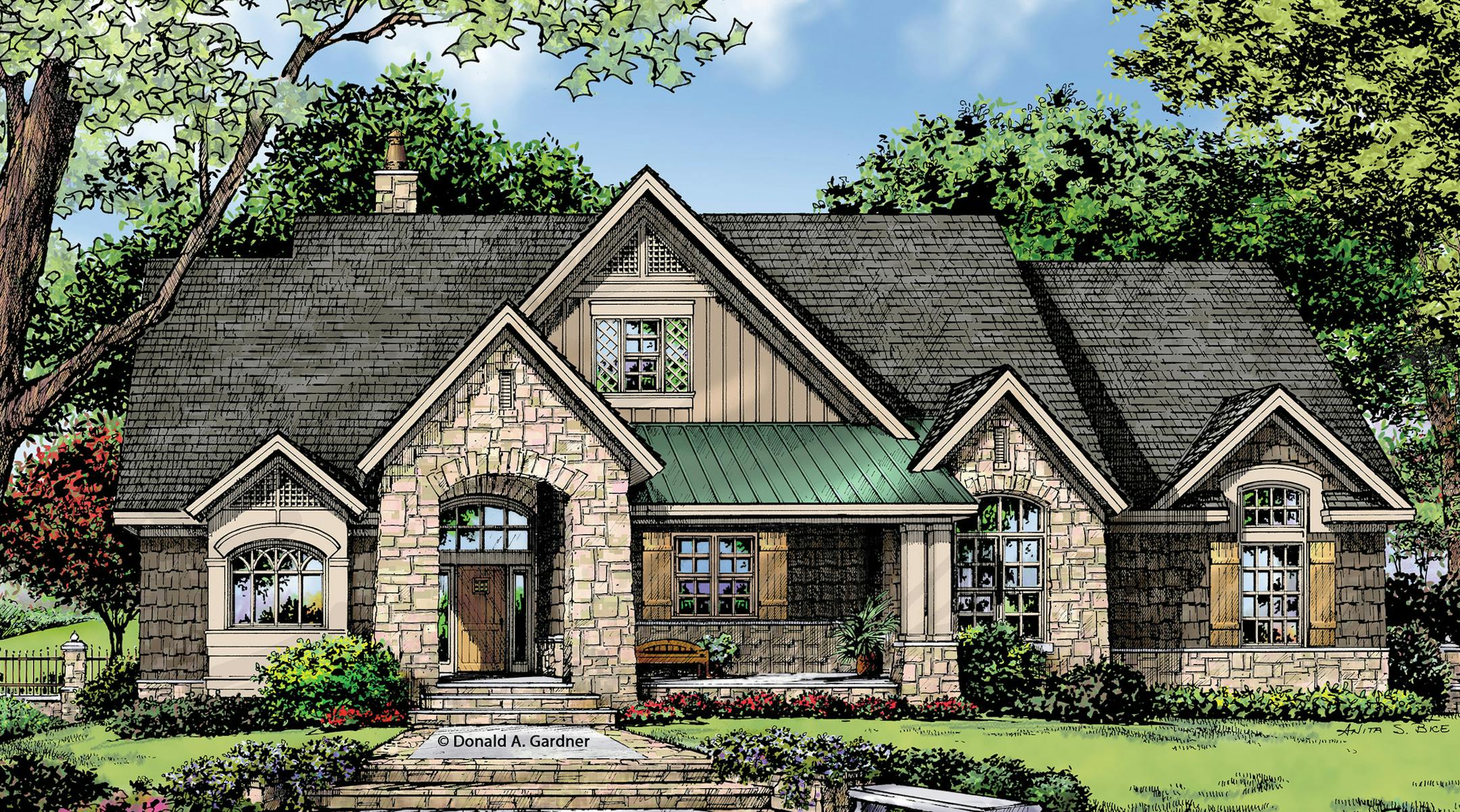 Home plan for Feb. 15, 2015. One-story design packs a lot of storage punch.