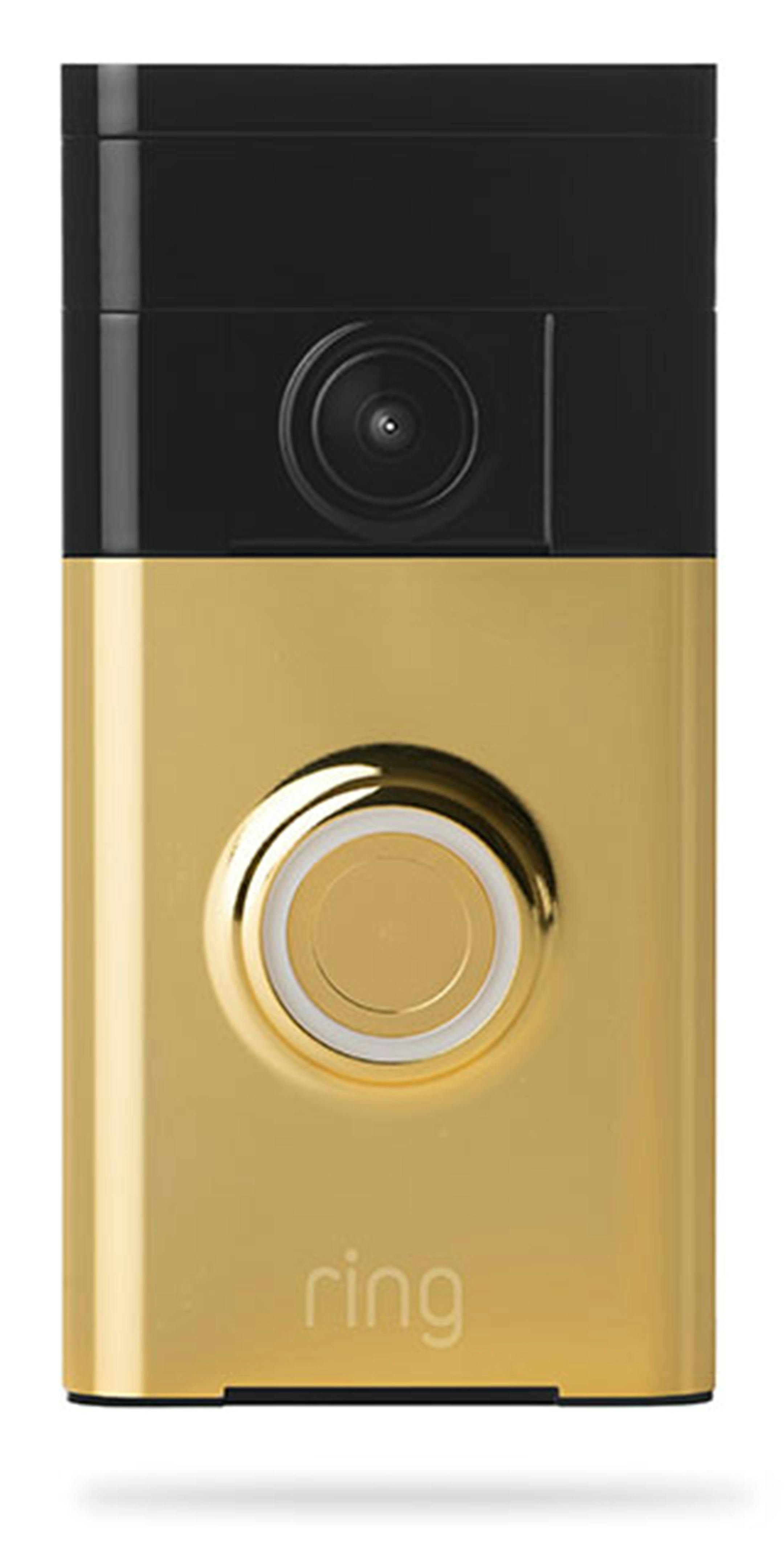 The Ring doorbell not only rings but can show users via video on a smartphone or PC who's at their door. (Photo courtesy Ring/TNS) ORG XMIT: 1186363