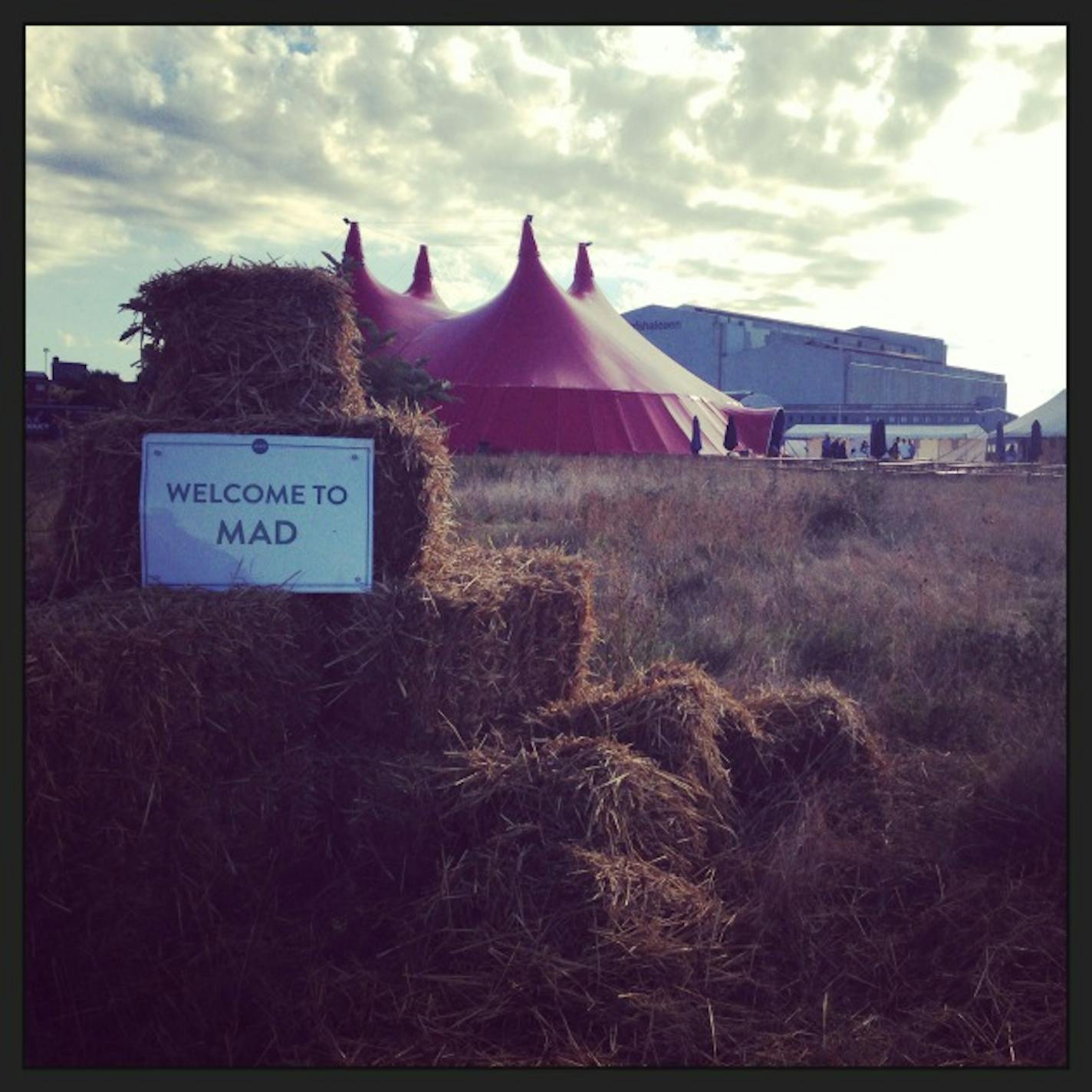 The MAD circus tent for speakers. Photo from The Perennial Plate