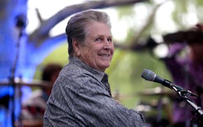 Brian Wilson smiled and monkeyed around a lot in a playful concert at the Minnesota Zoo's Weesner Amphitheater in 2013.