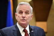 After laying out his budget proposal, Gov. Mark Dayton announced Tuesday that he had prostate cancer.