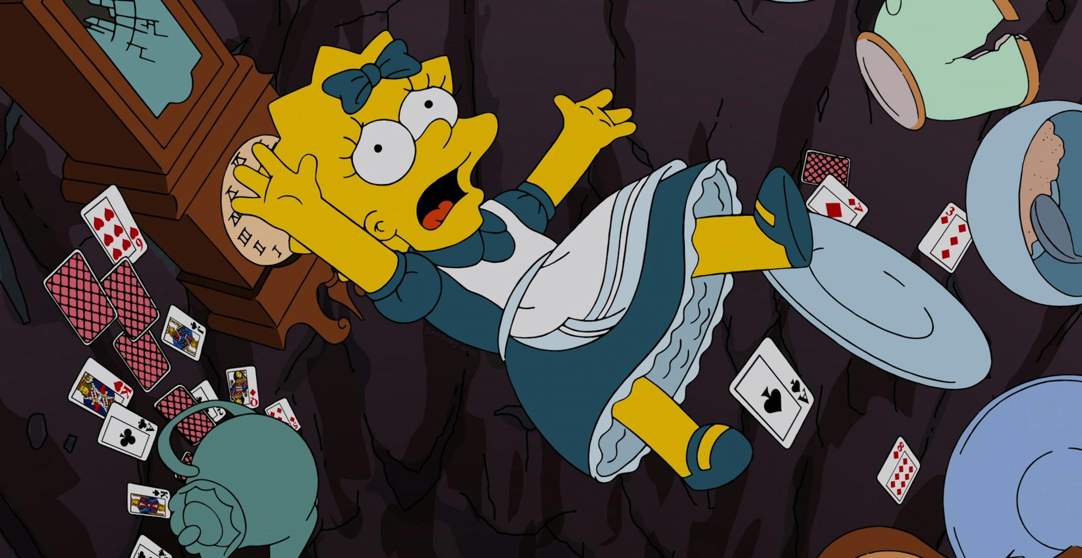 THE SIMPSONS: Lisa falls through a magic portal in the all-new "Treehouse of Horror XXIV" episode of THE SIMPSONS airing Sunday, Oct. 6 (8:00-8:30 PM ET/PT) on FOX. THE SIMPSONS ™ and © 2013 TCFFC ALL RIGHTS RESERVED.