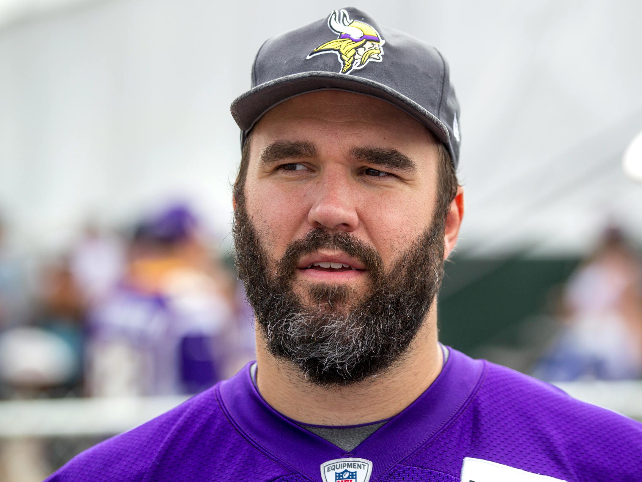 Vikings center John Sullivan missed the 2015 season because of back surgery.