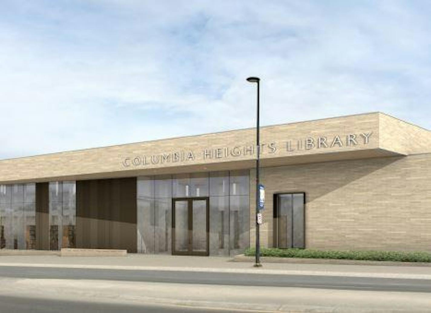 The Columbia Heights Public Library.