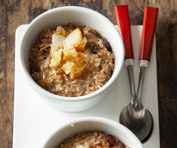 Recipe: Breakfast Pilaf Creme Brulee With Pears and Ginger