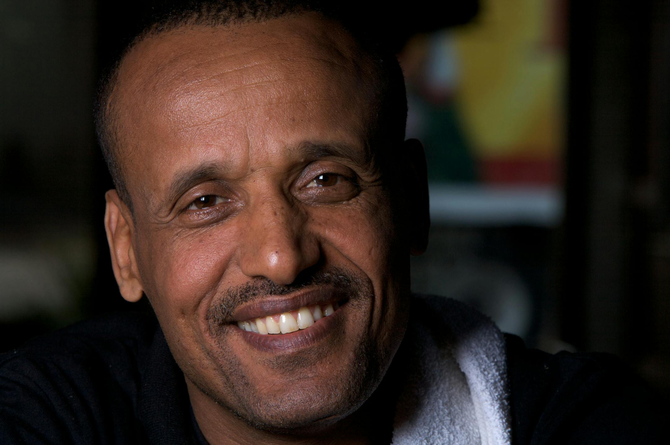 Tee Belachew, owner of T's Place on Lake Street