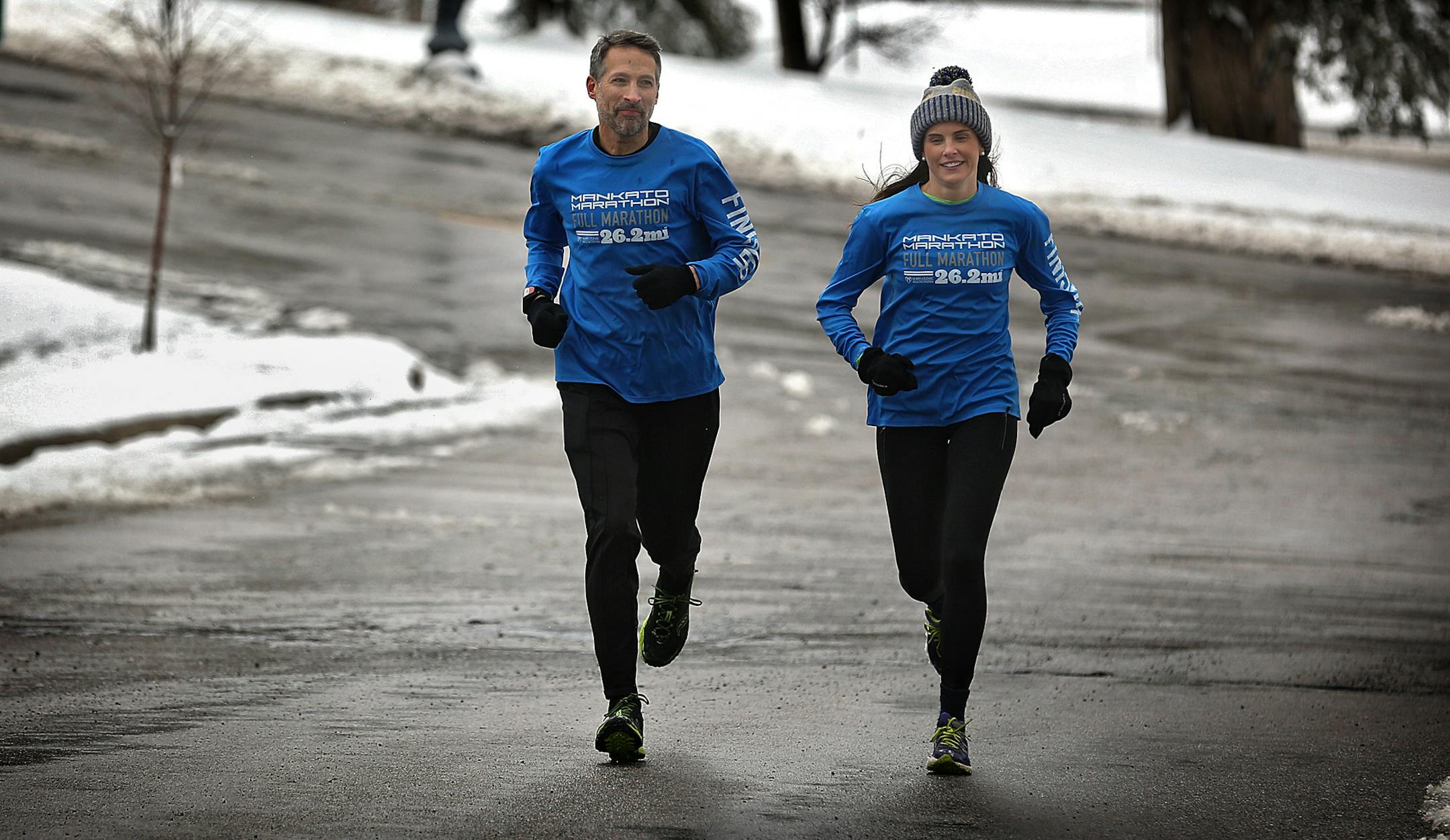 Twin Cities runners Allison Luse and David Munn ran in the Boston Marathon this year.