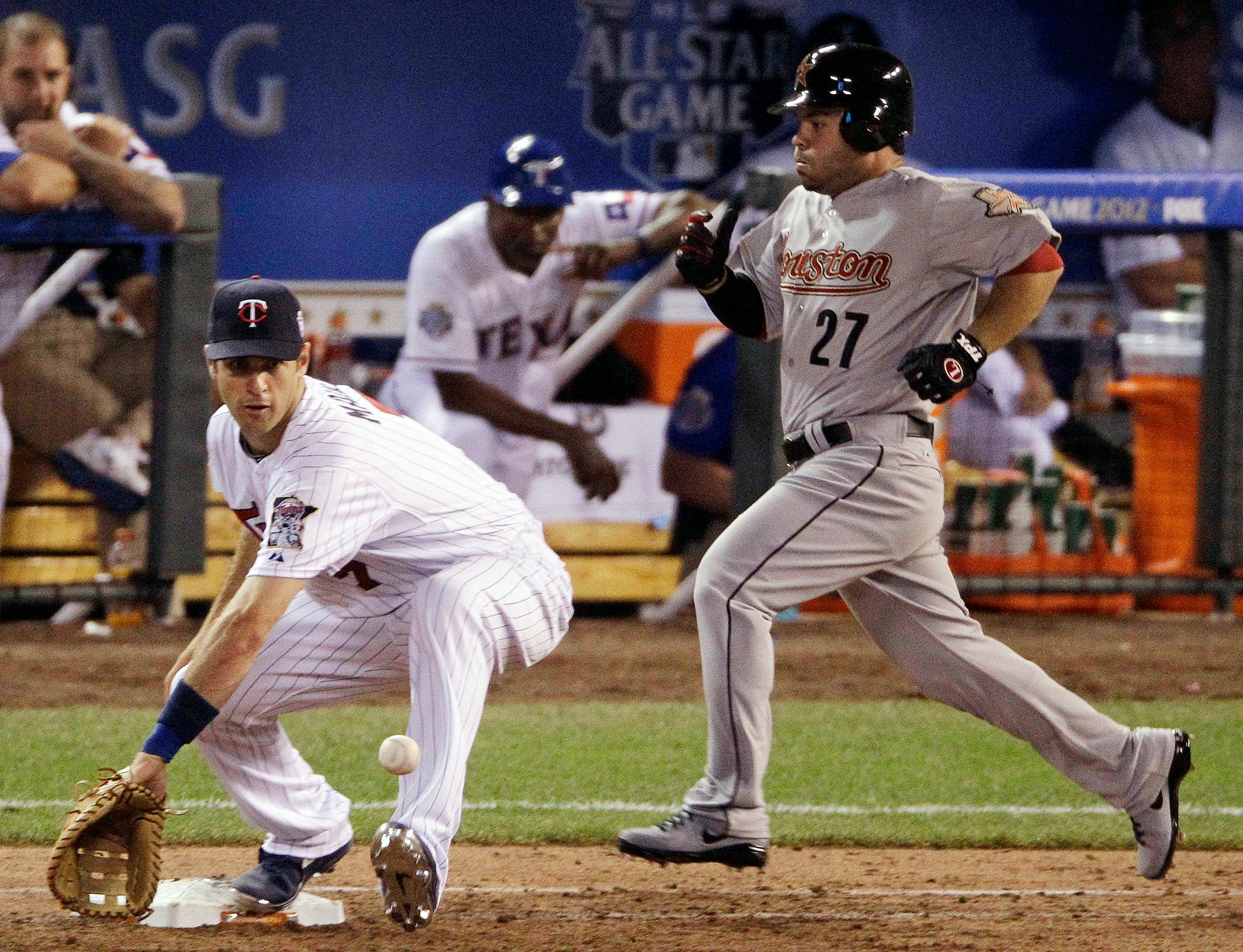 Joe Mauer played first base during the All-Star Game in 2012 and will field that position for the Twins in 2014.