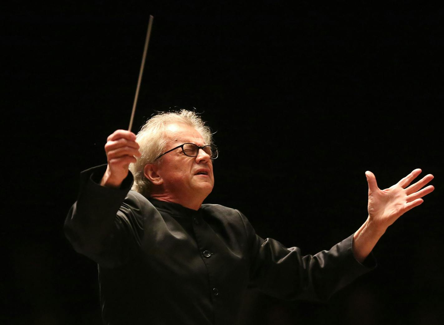 Oct. 4, 2013: Osmo Vanska led the musicians of the Minnesota Orchestra during a farewell concert at the Ted Mann Hall.