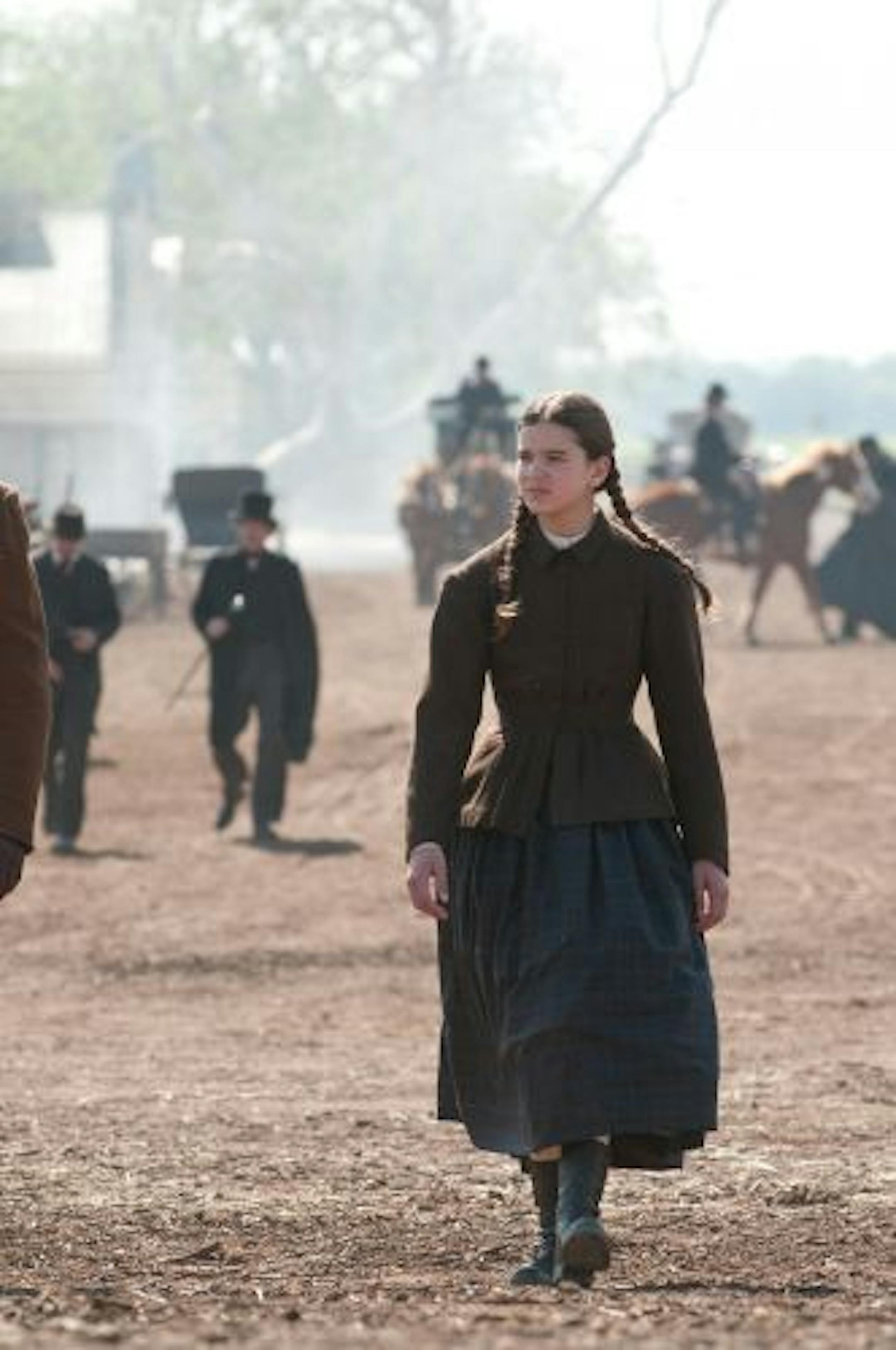 Hailee Steinfeld is shown in a scene from, "True Grit."