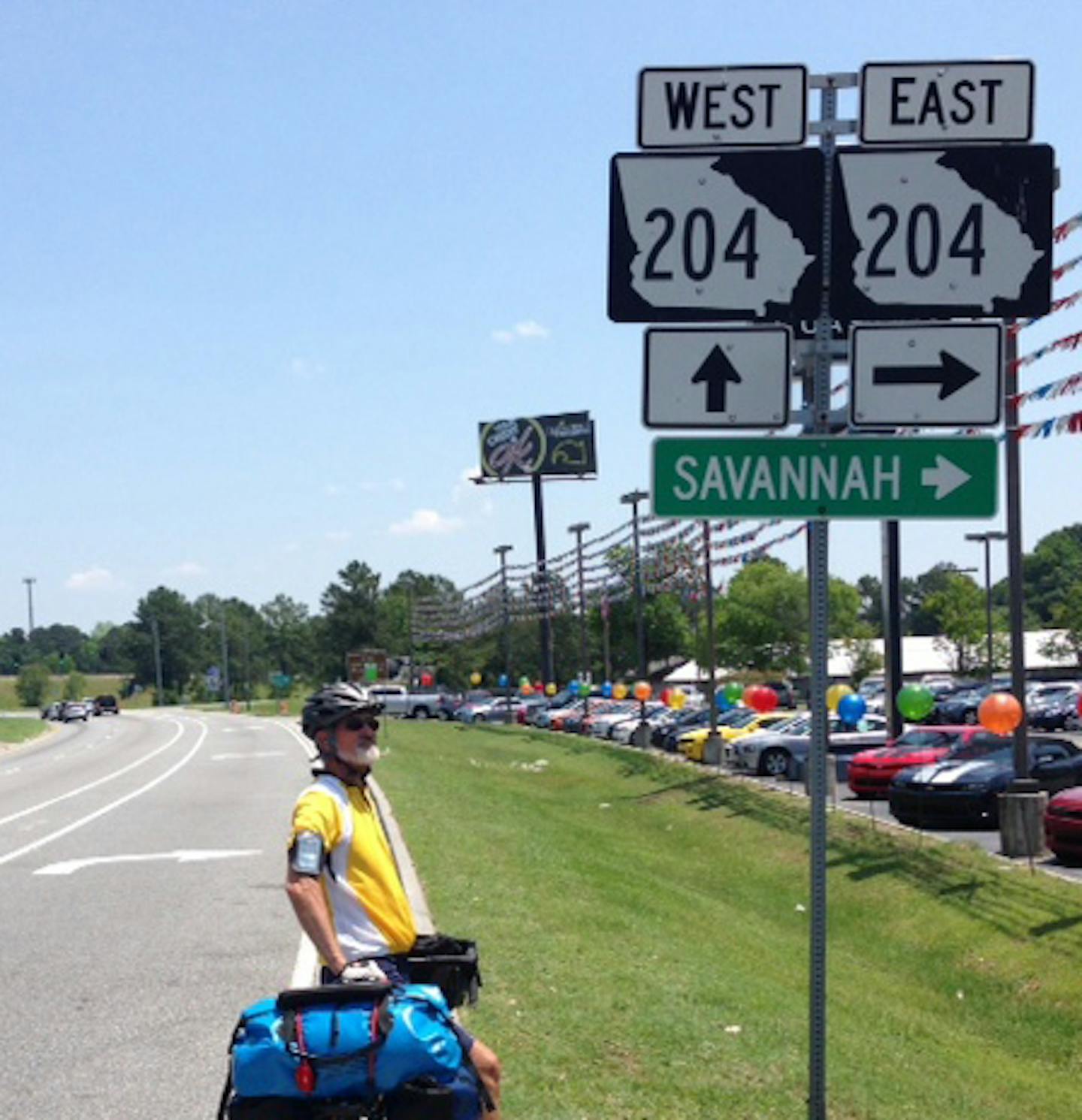 Pedaling America ... Savannah-bound.