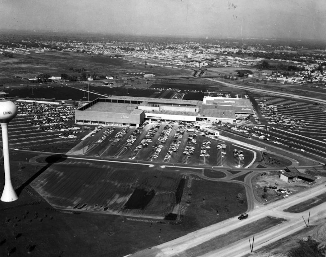 Southdale shopping center in Edina opened in 1956.