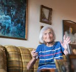 In 2021, Ruth Knelman was excited to have family members coming to her Minneapolis apartment to celebrate her 111th birthday. 