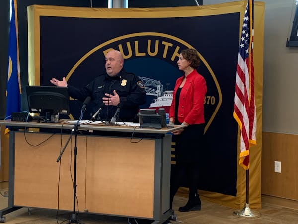 Duluth Police Chief Mike Ceynowa said Thursday that heroin overdoses are up, but crime was down in 2022 during a news conference at the Public Safety 