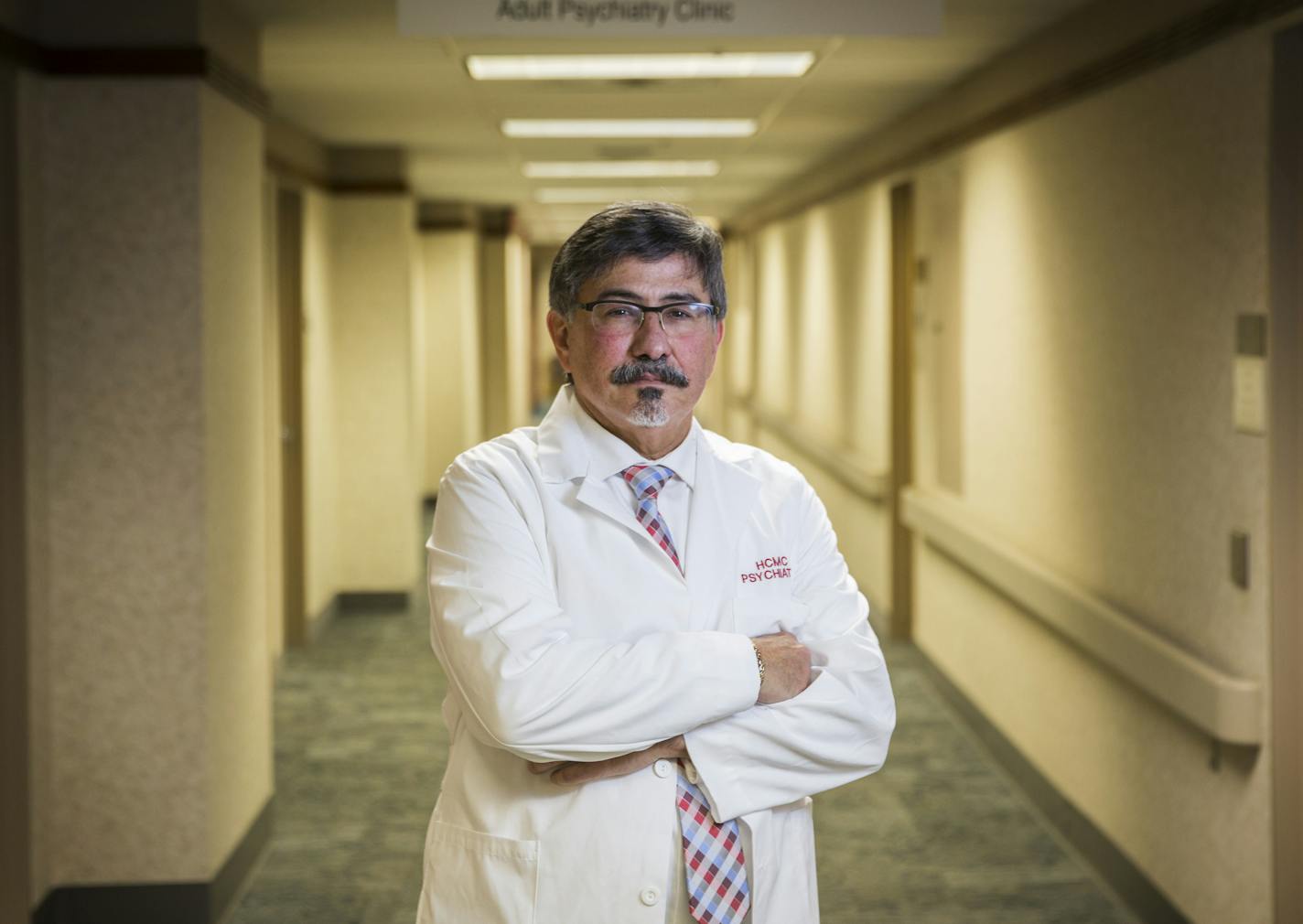 Dr. Eduardo Col&#xdb;n is the new chair of the psychiatry department at Hennepin County Medical Center in Minneapolis. Photographed at HCMC on Monday, January 25, 2016. ] (Leila Navidi/Star Tribune) leila.navidi@startribune.com