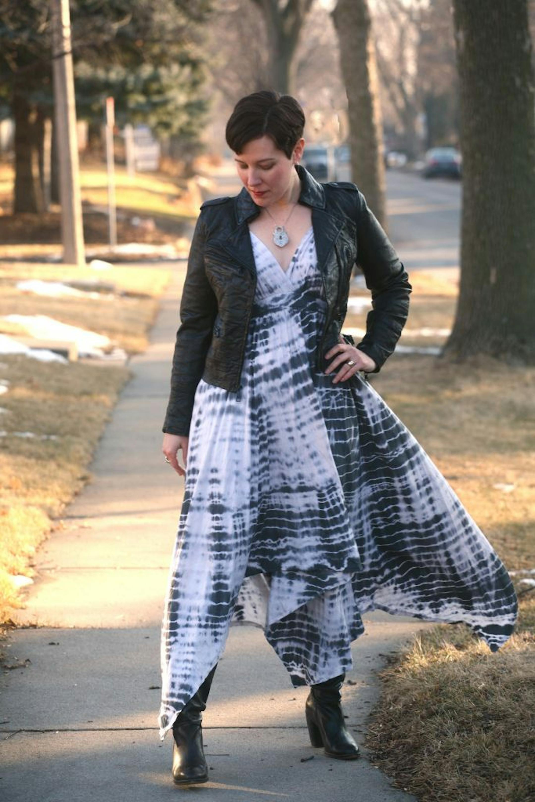 Boots can give your maxi an autumnal feel.