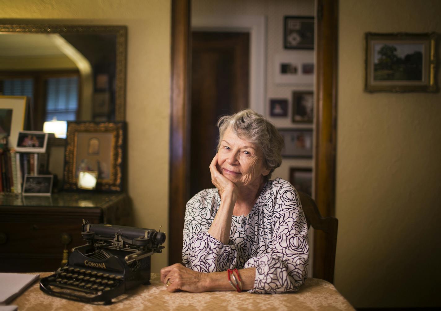 Writer Faith Sullivan inside her Minneapolis home on Wednesday, September 9, 2015. ] LEILA NAVIDI leila.navidi@startribune.com /