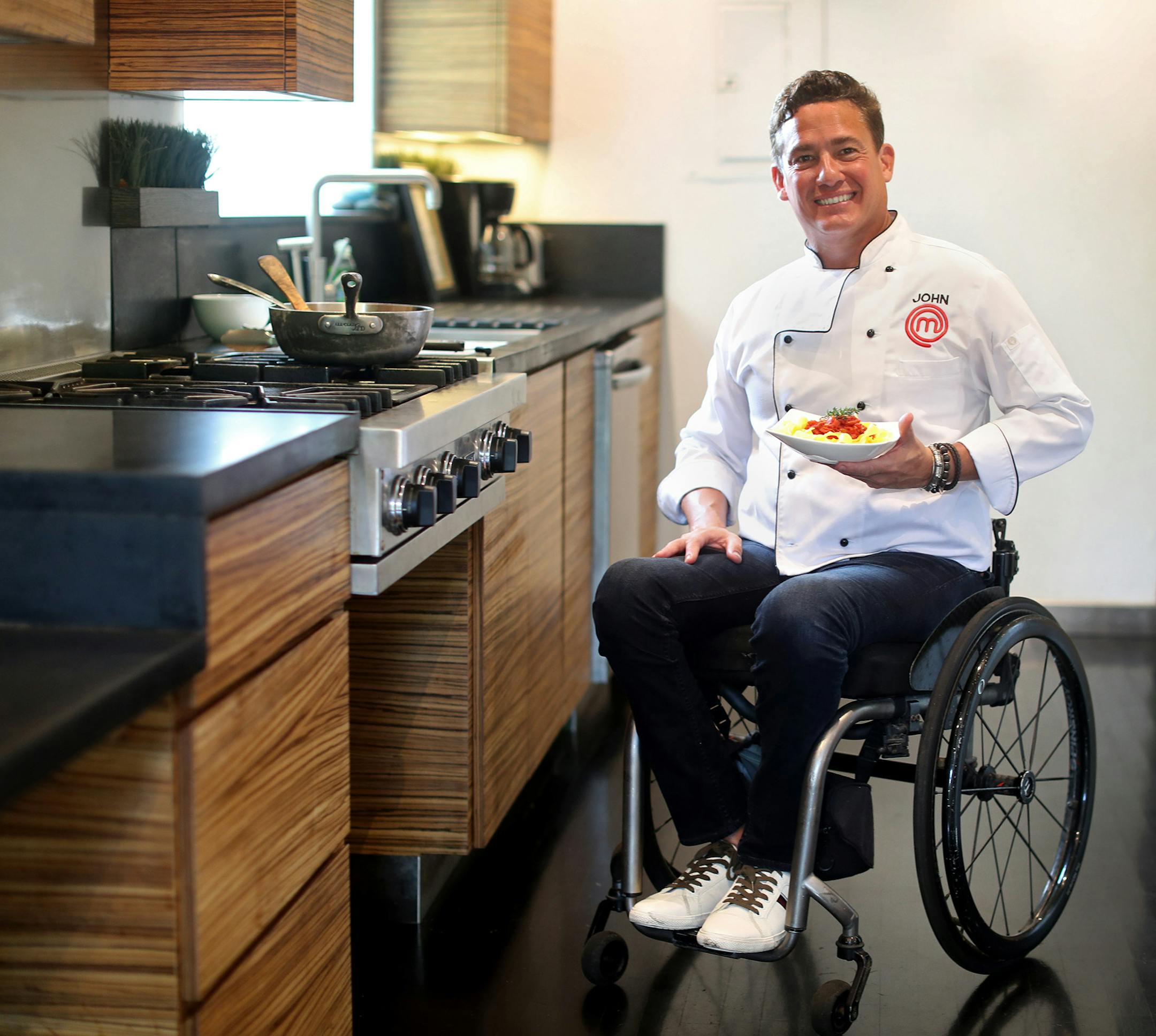 A graphic designer and businessman, John Pardo was a finalist on the second and most recent season of MasterChef Latino. (Susan Stocker/South Florida Sun Sentinel/TNS) ORG XMIT: 1396524 ORG XMIT: MIN1908200336540396