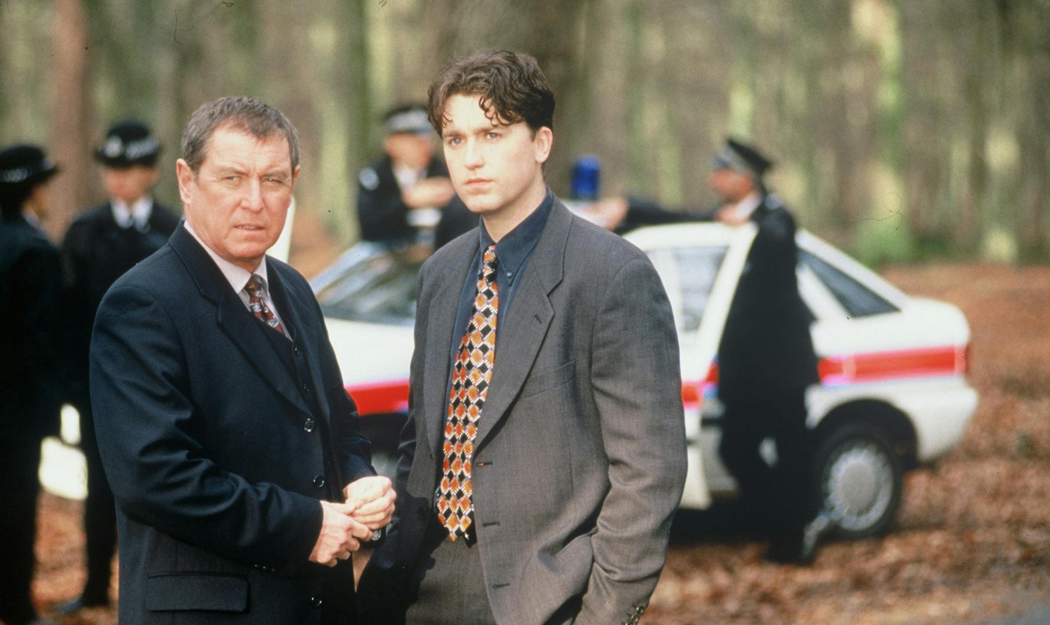 ACORN¤MEDIA Detective¤chief¤inspector¤Tom¤Barnaby¤(John¤Nettles),¤left,¤and¤Sgt.¤Gavin¤Troy¤(Daniel¤Casey)¤solve¤homicide¤cases¤in¤the¤British¤TV¤series¤"Midsomer¤Murders."