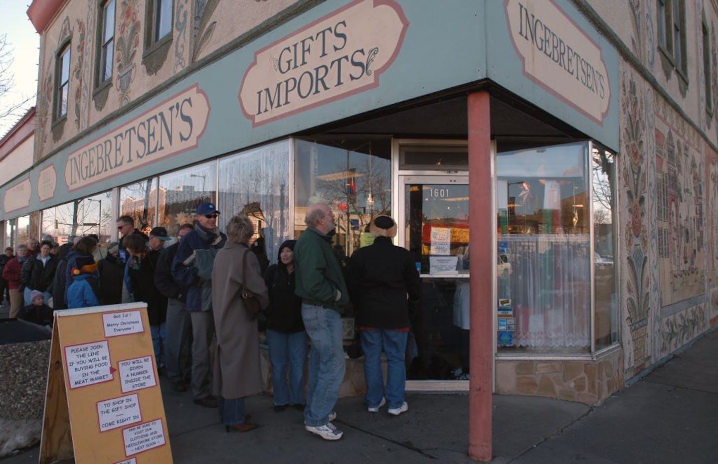 Ingebretsen's, the Scandinavian landmark store on Lake Street in Minneapolis, in 2003.