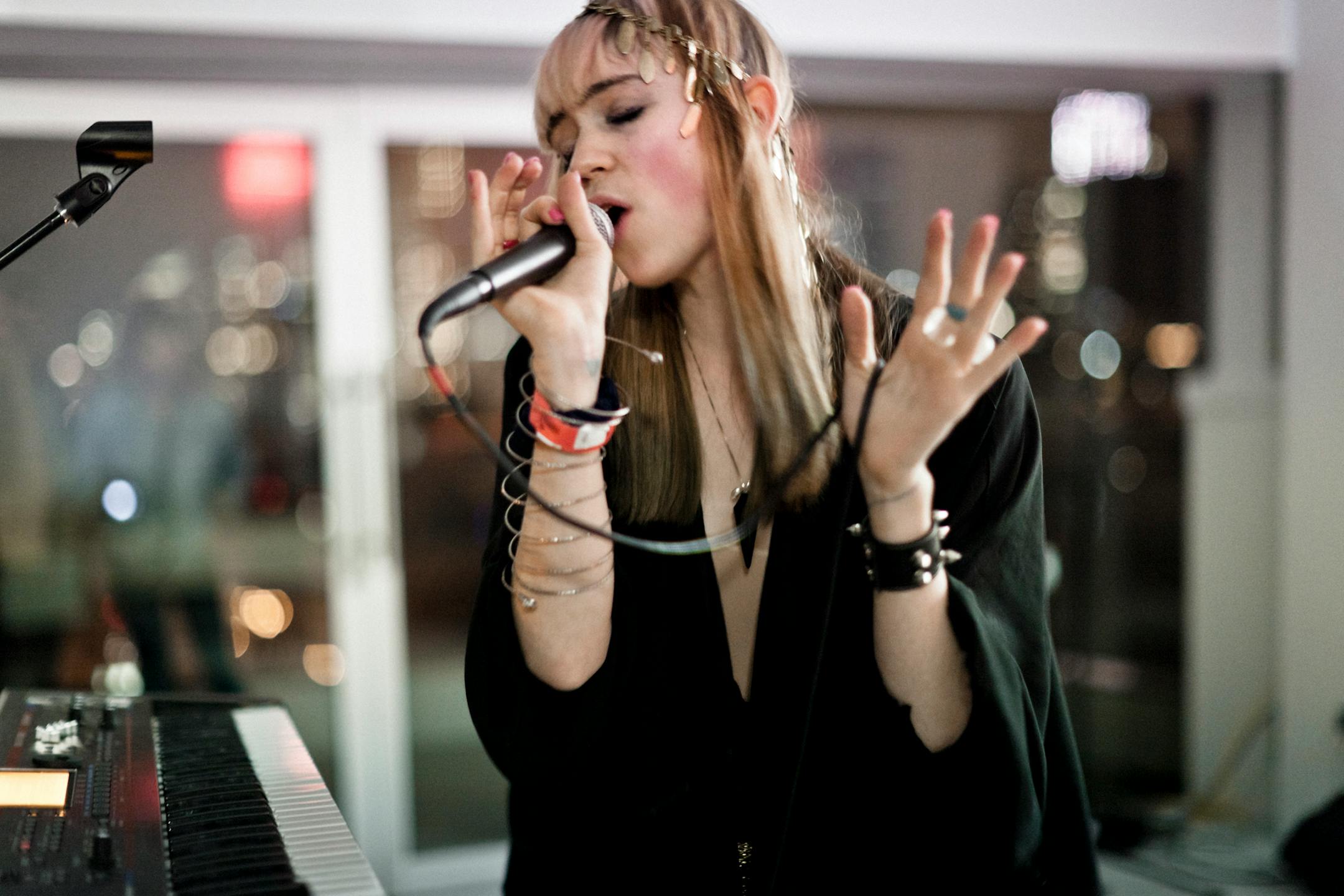 Claire Boucher, the Canadian musician who performs as Grimes.