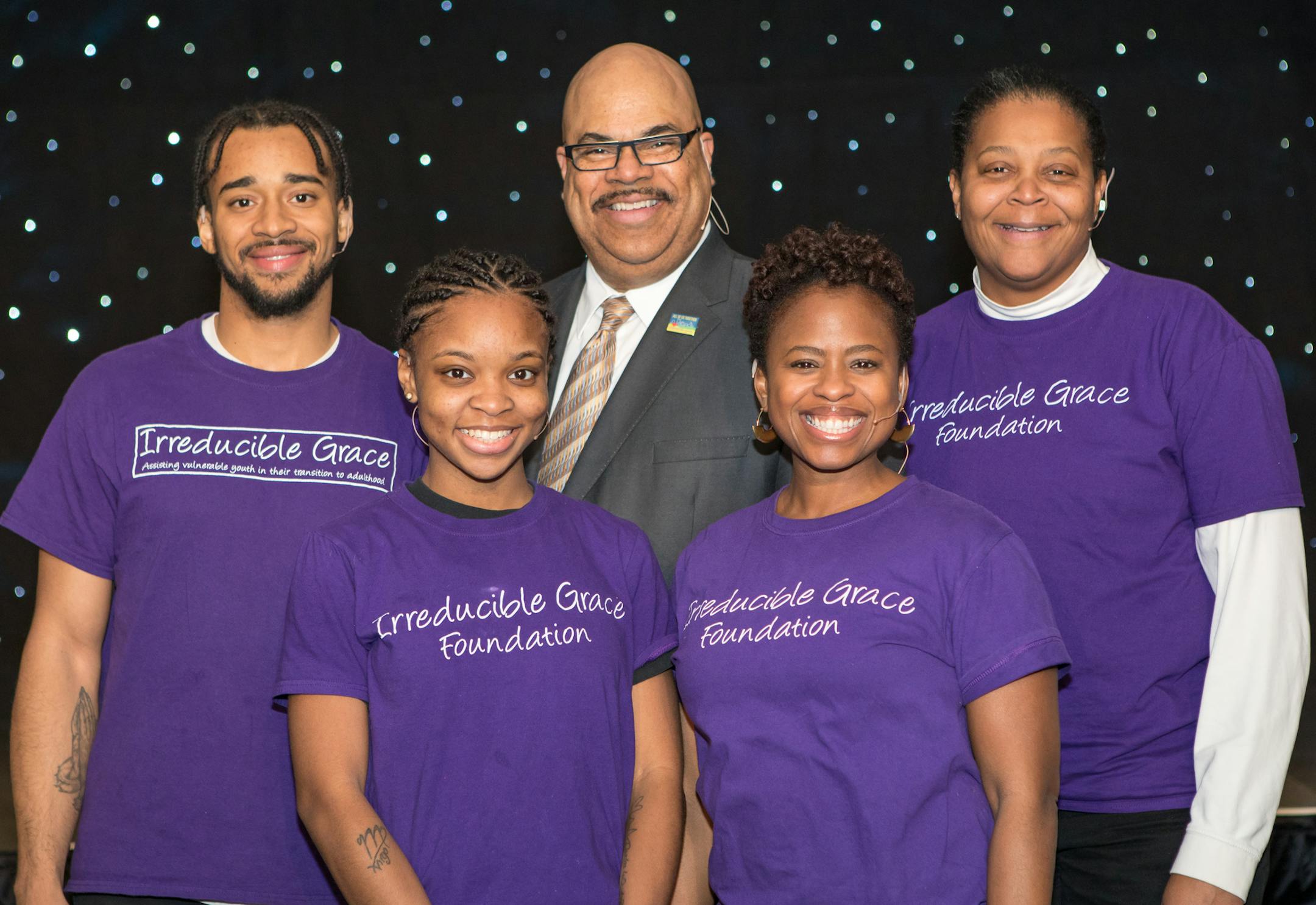 Lashon Hampton, Eshay Brantley, T. Mychael Rambo, Natalia Davis and Darlene Fry.