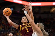 Gophers forward Ayianna Johnson and teammates will get a chance to extend their season in the WNIT.