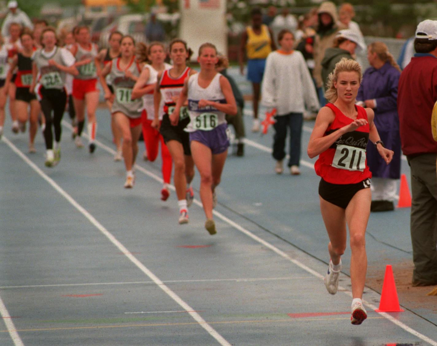 Carrie Tollefson won a combined 13 cross country and track titles.