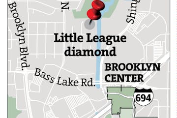 Booklyn Center Little League diamond