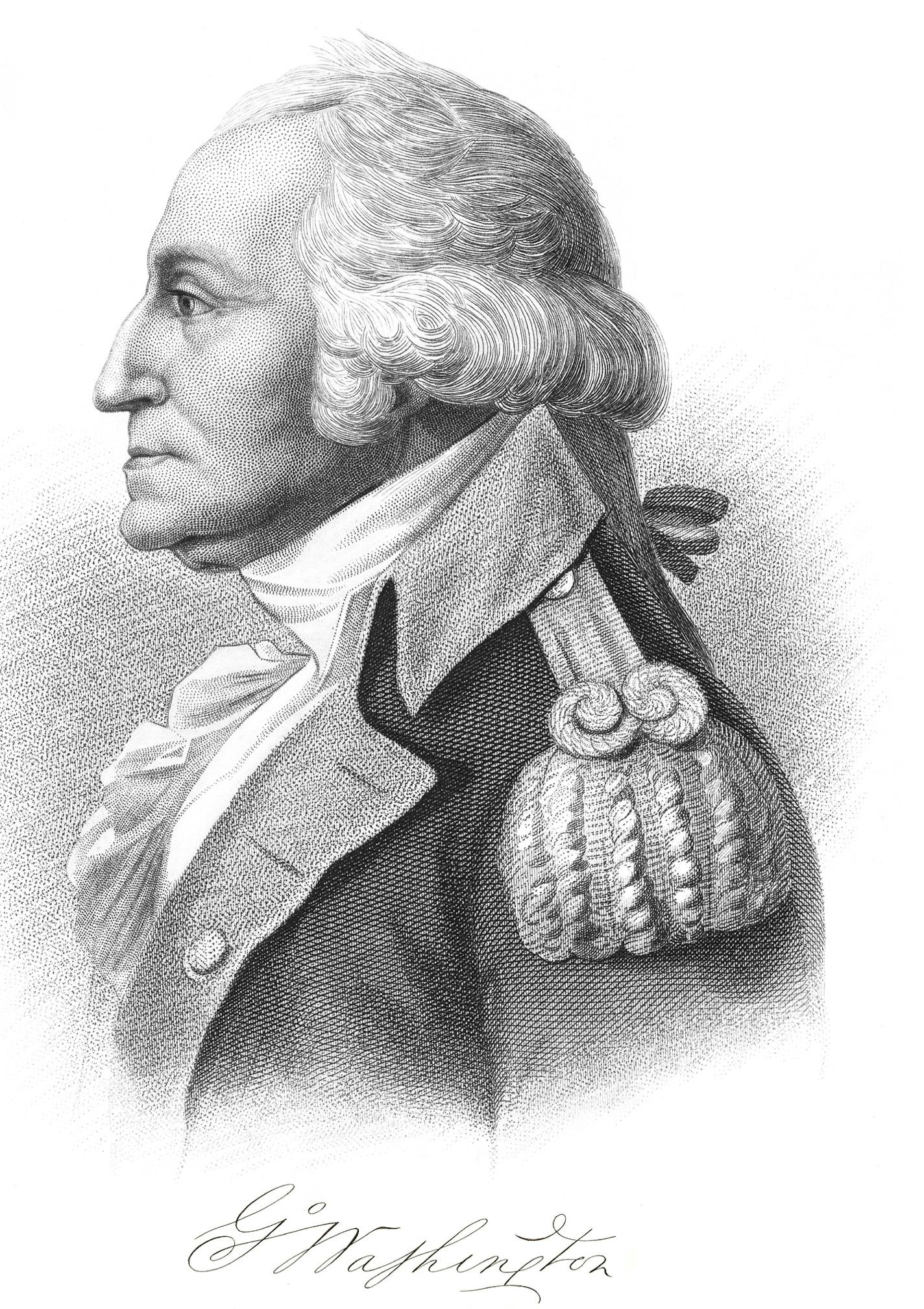 Illustration of George Washington