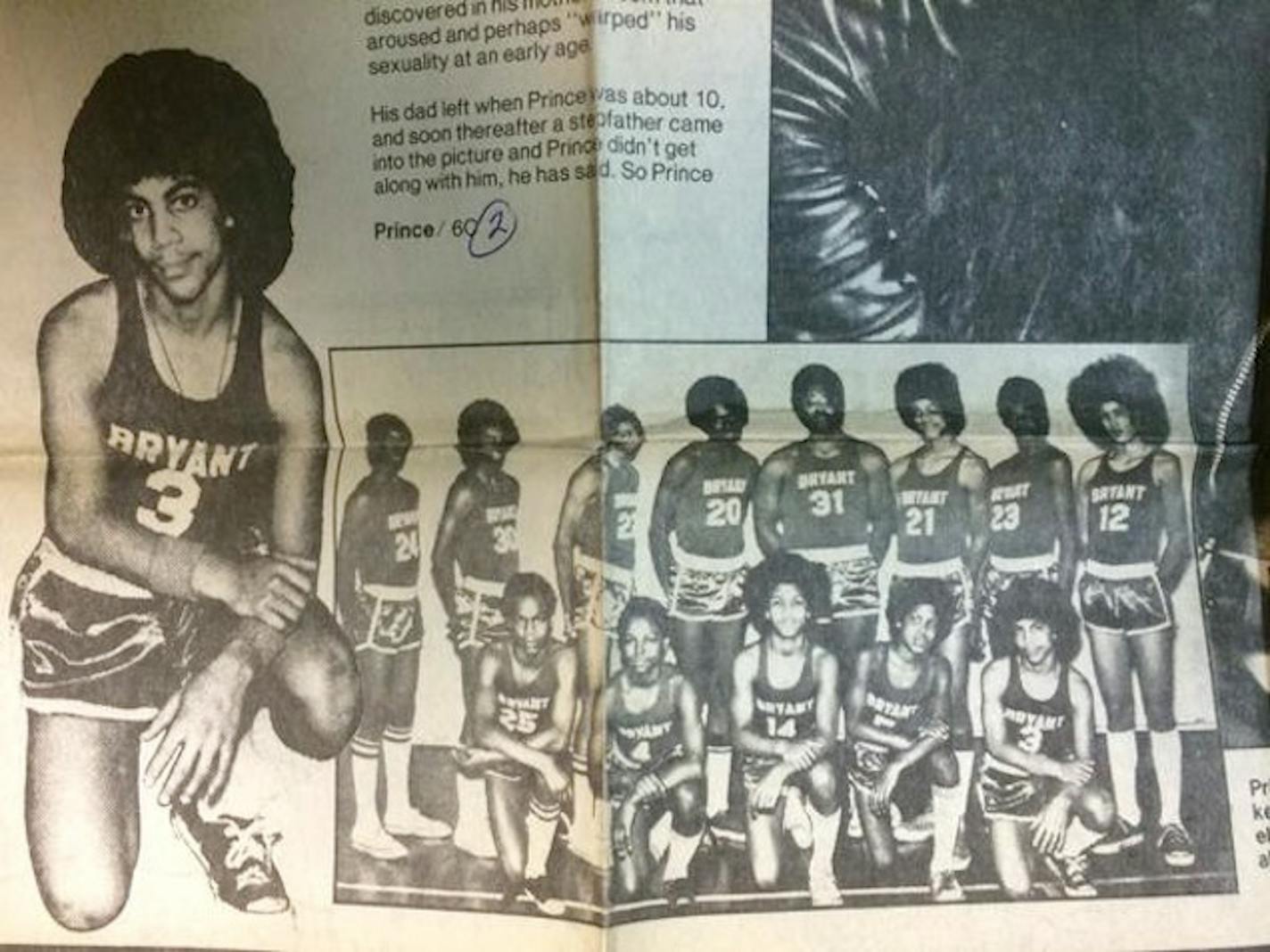 Prince played basketball in junior high in Minneapolis and a was a fan of the sport always, periodically showing up at Minneapolis Timberwolves and Lynx games.