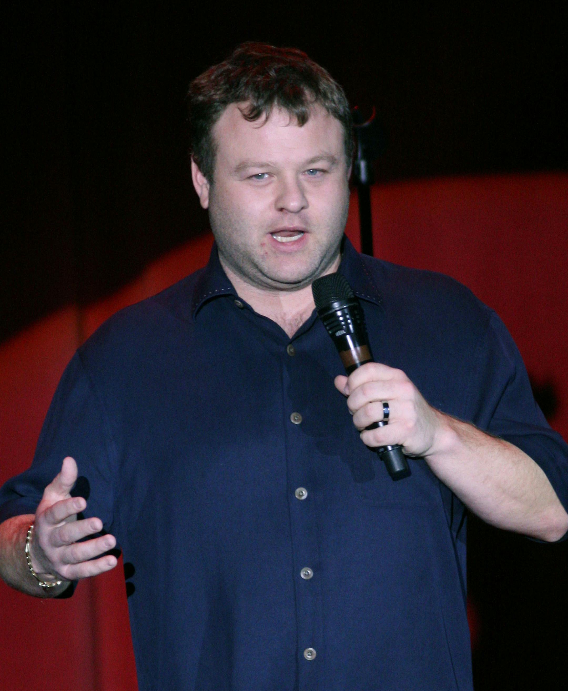 Comedian, actor and impressionist FRANK CALIENDO performs Friday in Las Vegas, NV., on Nov. 15, 2013. He is now a fixture on the Fox NFL Sunday pregame show. (Barry Sweet /ZUMA Wire/TNS) ORG XMIT: 1215198