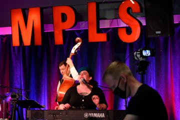 Minneapolis favorites Davina & the Vagabonds performed to cameras for a livestream series at the Hook & Ladder Theater during COVID-19 lockdown in 202