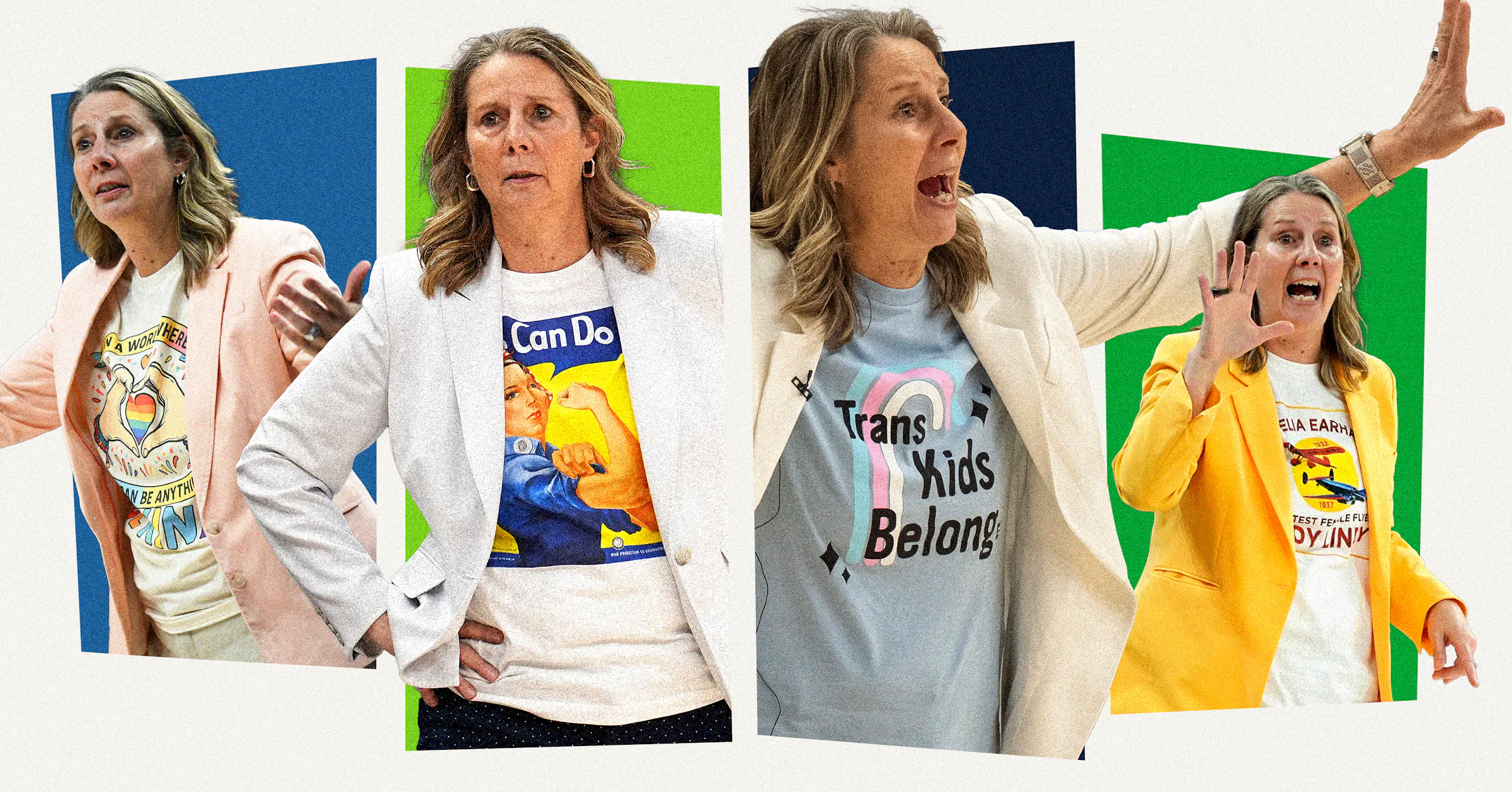 Cheryl Reeve’s T-shirts always have something to say. Here’s the backstory ...